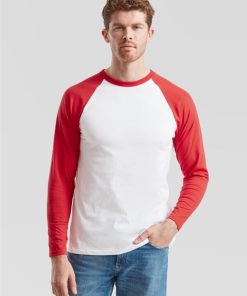 Mens Valueweight Long Sleeve Baseball T-Shirt