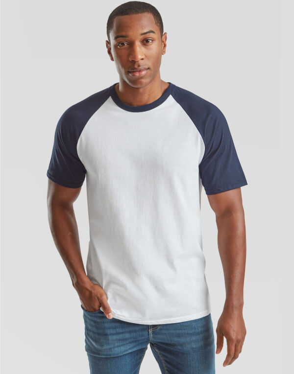 Mens Valueweight Short Sleeve Baseball T-Shirt