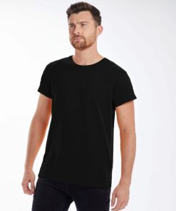 Mens Organic Roll Sleeve T