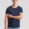 Mens Valueweight Ringer T