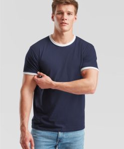 Mens Valueweight Ringer T