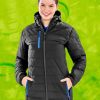 Black Compass Padded Winter Jacket