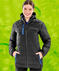 Black Compass Padded Winter Jacket
