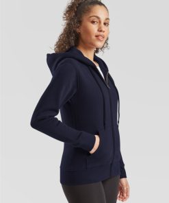 Ladies Premium Hooded Sweat Jacket