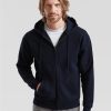 Mens Premium Hooded Sweat Jacket