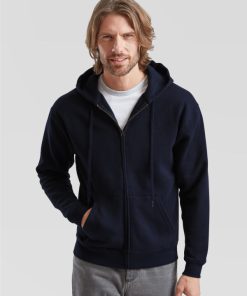 Mens Premium Hooded Sweat Jacket