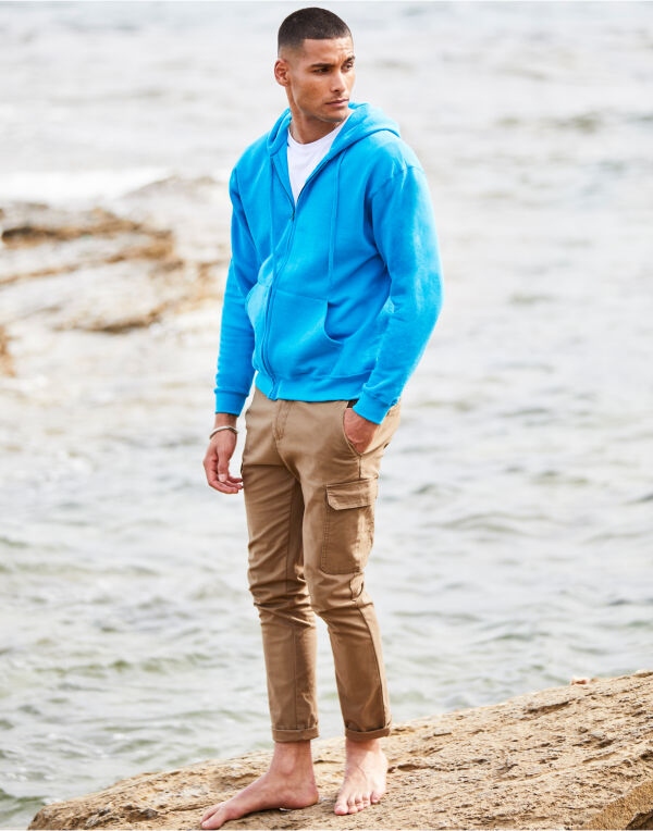 Mens Classic Hooded Sweat Jacket