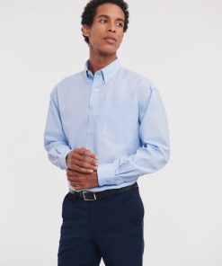 Mens Long Sleeve Classic Oxford Shirt
