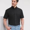 Mens Short Sleeve Classic Oxford Shirt
