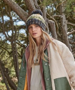 Corkscrew Pom Pom Beanie