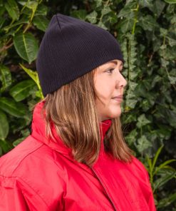 Double Knit Cotton Beanie Hat
