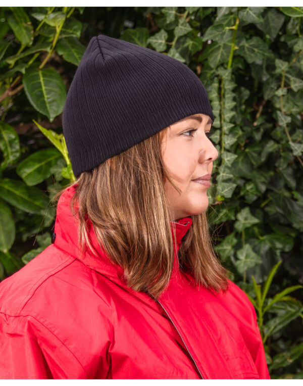 Double Knit Cotton Beanie Hat