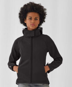 Womens Hooded 3-Layer Softshell