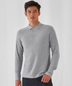ID-001 Mens Long Sleeve Polo