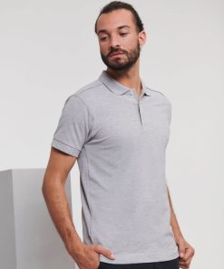 Mens Fitted Stretch Polo