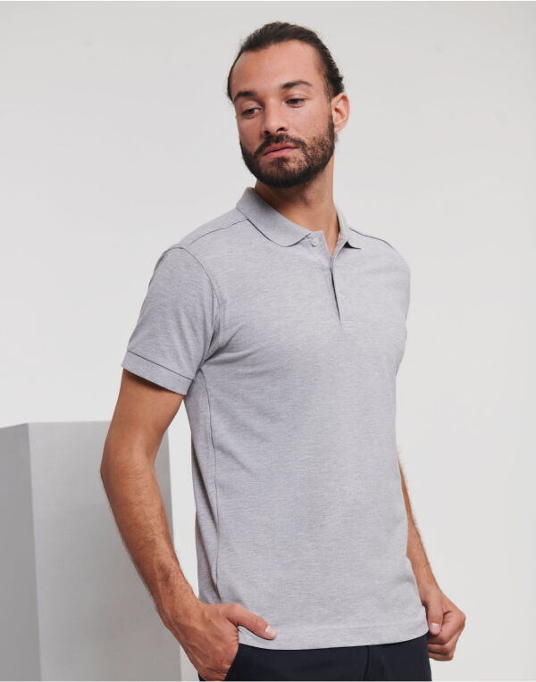 Mens Fitted Stretch Polo