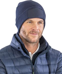 Recycled Double Knit Printers Beanie