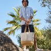 Jute Base Canvas Tote