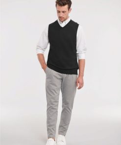 V-Neck Sleeveless Knitted Pullover