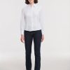 Ladies Long Sleeve Fitted Polycotton Poplin Shirt