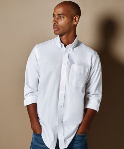 Classic Fit Long Sleeve Workwear Oxford Shirt