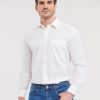 Mens Long Sleeve Classic Pure Cotton Poplin Shirt