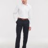 Mens Long Sleeve Tailored Herringbone Shirt