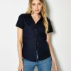 Tailored Fit Short Sleeve Workwear Oxford Shirt
