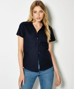 Tailored Fit Short Sleeve Workwear Oxford Shirt