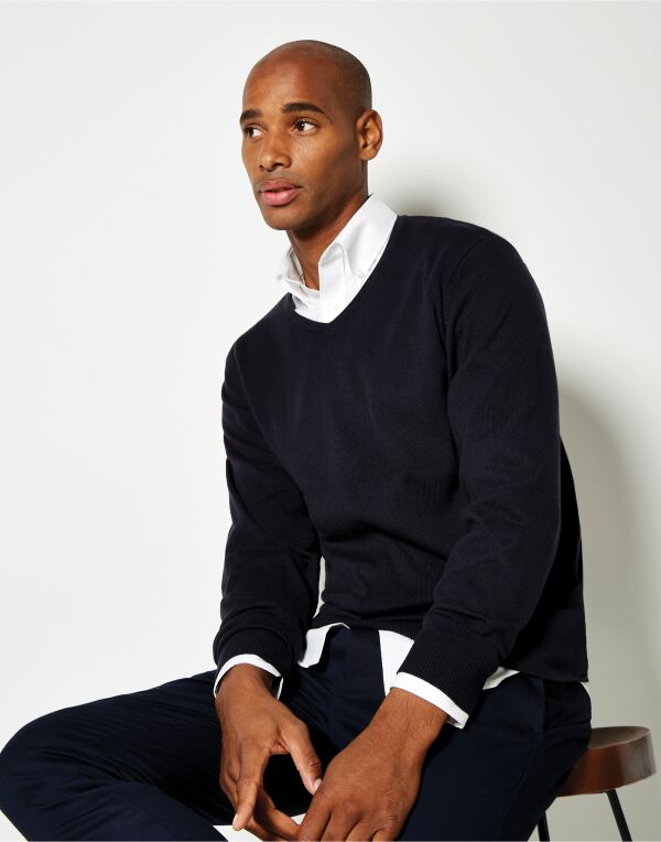 Regular Fit Arundel Long Sleeve V-Neck Sweater