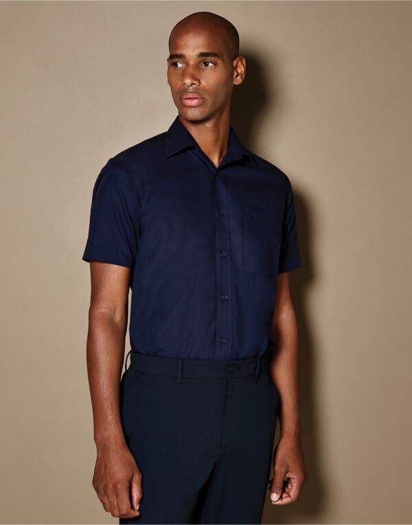 Classic Fit Short Sleeve Business Shirt