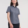 Ladies Short Sleeve Classic Polycotton Poplin Shirt