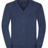 Mens V-Neck Knitted Cardigan