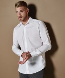 Slim Fit Long Sleeve Business Shirt