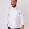 Long Sleeve Chefs Jacket (WH)