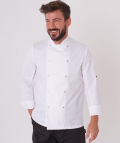 Long Sleeve Chefs Jacket (WH)