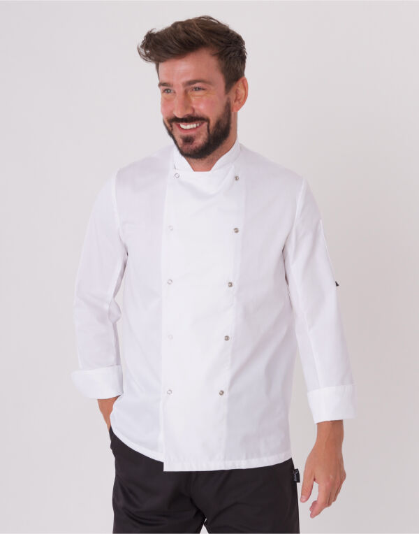 Long Sleeve Chefs Jacket (WH)