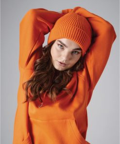 Engineered Knit Ribbed Beanie