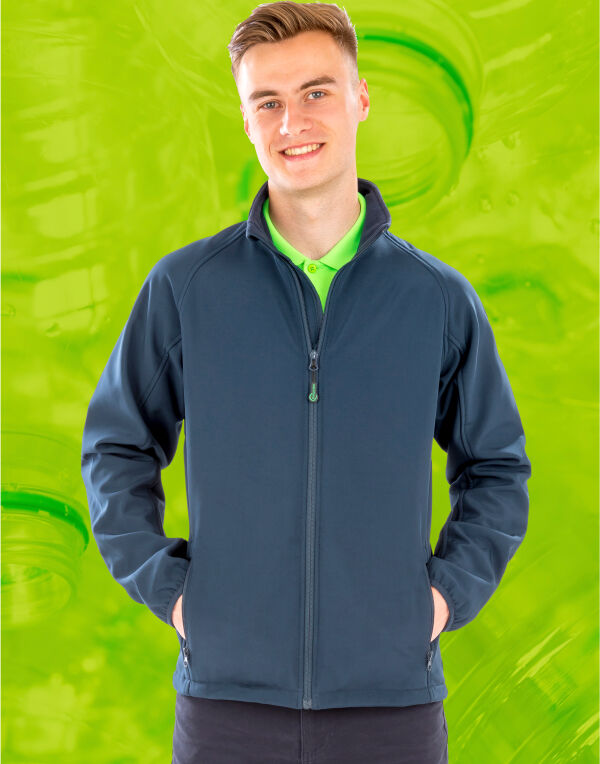 Mens Recycled 2-Layer Printable Softshell Jacket