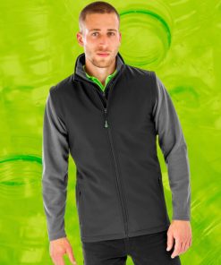 Mens Recycled 2-Layer Printable Softshell Bodywarmer