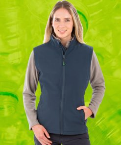Ladies Recycled 2-Layer Printable Softshell Bodywarmer