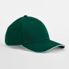 EarthAware Classic Organic Cotton 6 Panel Cap - _x000D_
Sandwich Peak