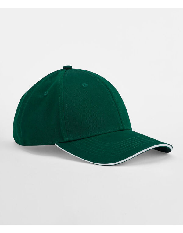 EarthAware Classic Organic Cotton 6 Panel Cap - _x000D_
Sandwich Peak
