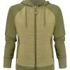 Ladies Keyport Full Zip Hooded Hybrid Jacket