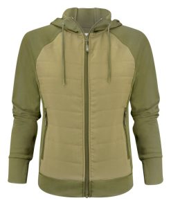 Ladies Keyport Full Zip Hooded Hybrid Jacket
