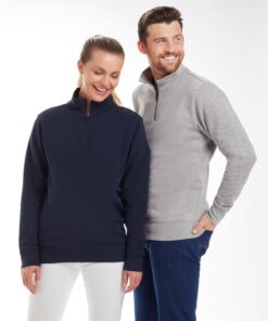 Unisex Organic 1/4 Zip Sweat