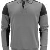 Long Sleeve Polo Sweatshirt