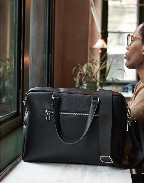 Tailored Luxe PU Briefcase
