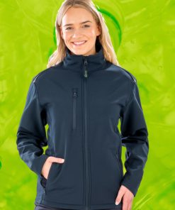 Womens Recycled 3-Layer Printable Softshell Jacket