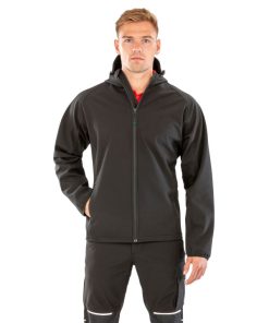 Recycled 3-Layer Printable Hood Softshell
